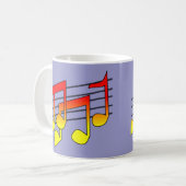 音符 コーヒーマグカップ (正面左)