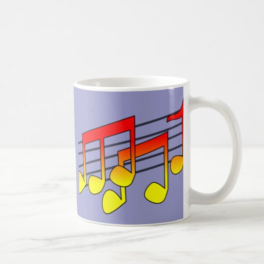 音符 コーヒーマグカップ (右)