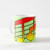 音符 コーヒーマグカップ (正面左)