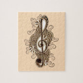 音符 ジグソーパズル (縦)