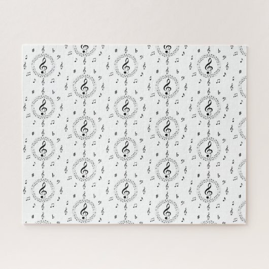 音符 ジグソーパズル (横)