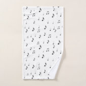 音符 バスタオルセット (ハンドタオル)