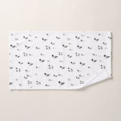 音符 バスタオルセット (ハンドタオル)