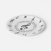 音符 ペーパープレート (アングル)