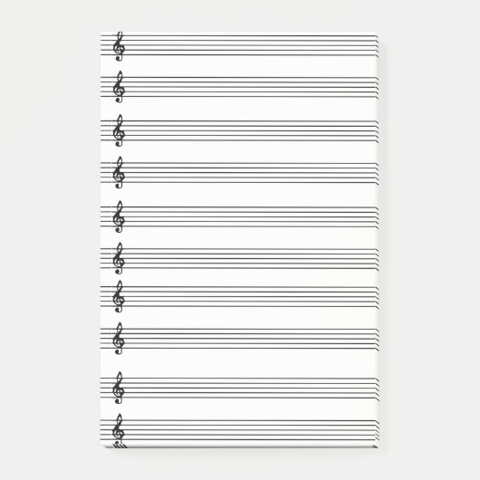 音符 ポストイット (正面)