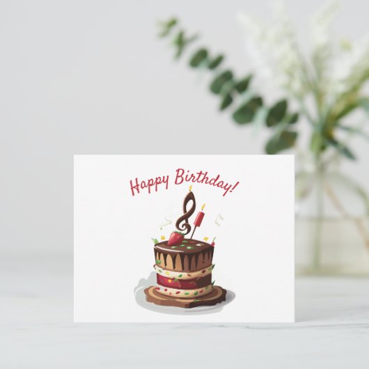 音符 ポストカード (スタンド正面)