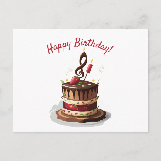 音符 ポストカード (正面)