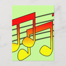音符 ポストカード