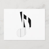 音符 ポストカード (正面)