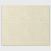 音符 ラッピングペーパー (フラット)