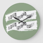 音符 ラージ壁時計 (正面)