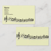 音符 名刺 (正面/裏面)