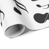 音符-楽譜のデザイン ラッピングペーパー (ロールコーナー)