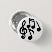 音符 缶バッジ (正面&裏面)