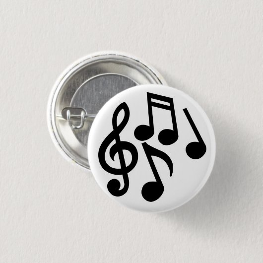 音符 缶バッジ (正面&裏面)