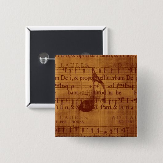 音符 缶バッジ (正面&裏面)