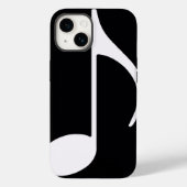 音符/黒 Case-Mate iPhoneケース (裏面)