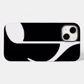 音符/黒 Case-Mate iPhoneケース (裏面 (横))