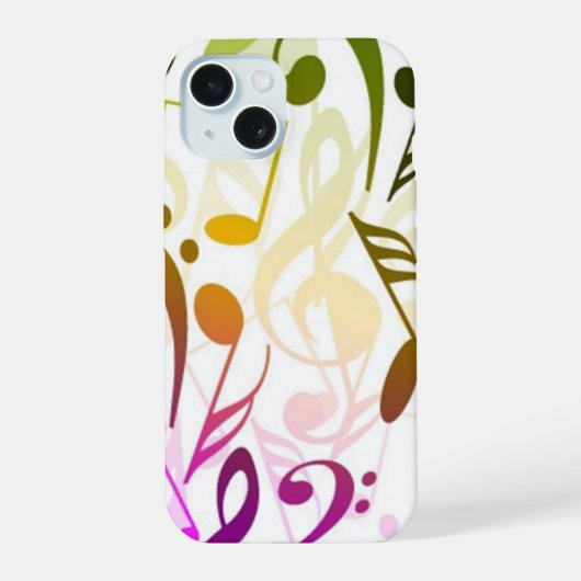 音符iPhone 15ケース iPhone 15ケース (裏面)