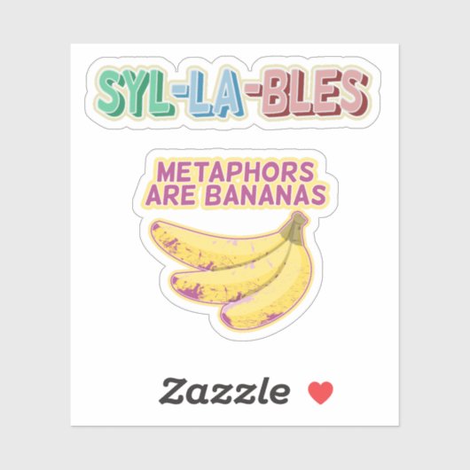 音節の地形 シール (シート)