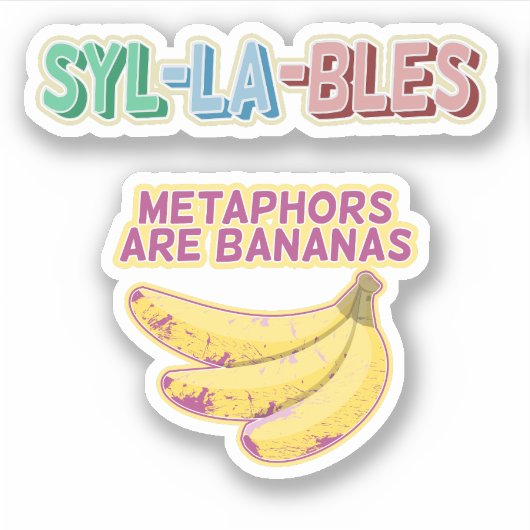 音節の地形 シール (正面)