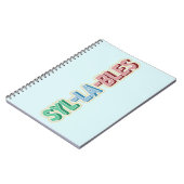 音節の地形 ノートブック (左側)