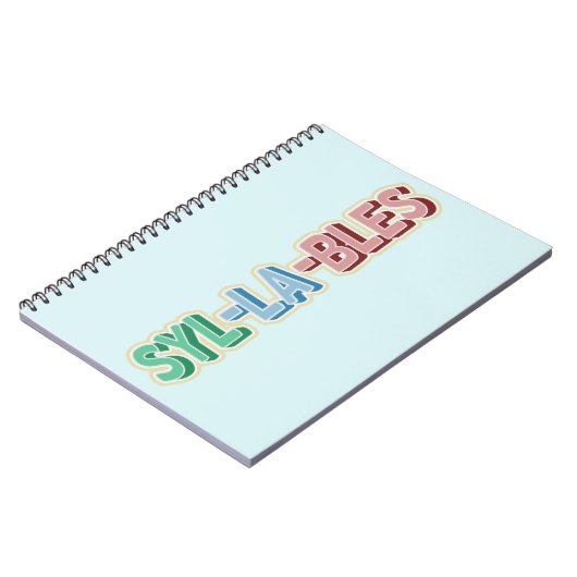 音節の地形 ノートブック (左側)