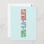 音節の地形 ポストカード (正面/裏面)