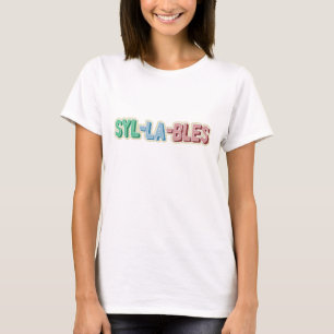 音節の地形 Tシャツ