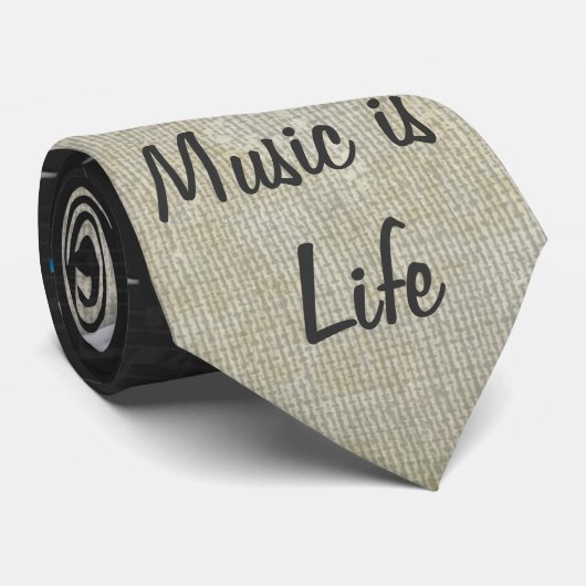 「音素晴らし楽は生きている」というカラフル音符 ネクタイ (ロール)