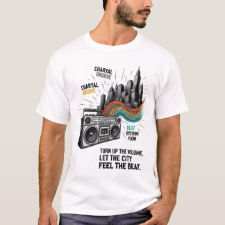 音量を上げて、街にビートを響かせよう。 Tシャツ