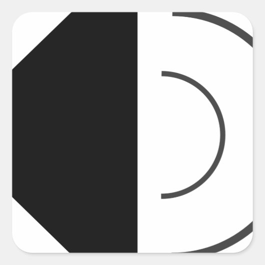 音量アップスピーカー スクエアシール (正面)