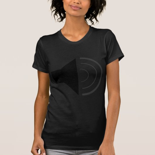 音量アップスピーカー Tシャツ (正面)