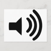 音量記号 ポストカード (正面)