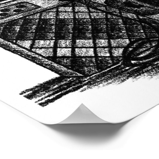 音響プリント ポスター (角)