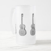 音響効果のマグ フロストグラスビールジョッキ (正面左)