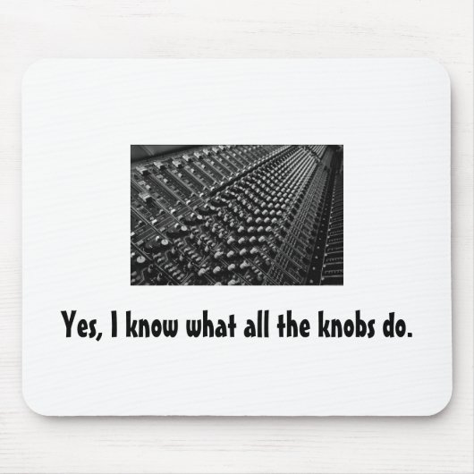 音響技師のマウスパッド マウスパッド (正面)