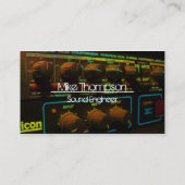 音響技師の名刺 名刺 (裏面)