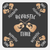 音響時間 スクエアシール (正面)