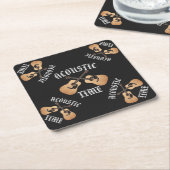 音響時間 スクエアペーパーコースター (アングル)