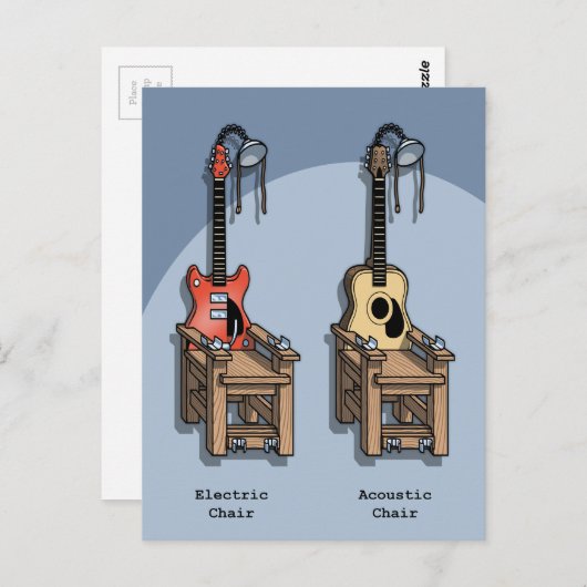 音響椅子 ポストカード (正面/裏面)
