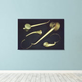 音響楽器コーネット キャンバスプリント (インサイチュ (ウッドフロア))