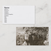 音1731年に変わるニンフのエコー(版木、銅版、版画 名刺 (正面/裏面)