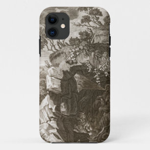 音1731年に変わるニンフのエコー(版木、銅版、版画 iPhone 11 ケース
