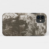 音1731年に変わるニンフのエコー(版木、銅版、版画 Case-Mate iPhoneケース (裏面(横))