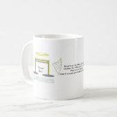 韻の飲み物 コーヒーマグカップ (正面左)