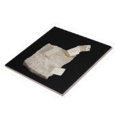 頁岩の黄鉄鉱の水晶 タイル (側面)