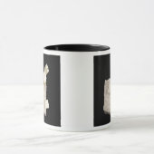 頁岩の黄鉄鉱の水晶 マグカップ (中央)