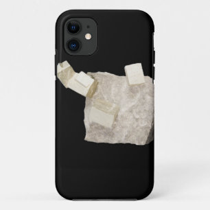 頁岩の黄鉄鉱の水晶 iPhone 11 ケース