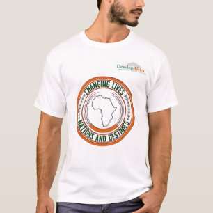 頂上が付いているアフリカのTシャツを発達させて下さい Tシャツ